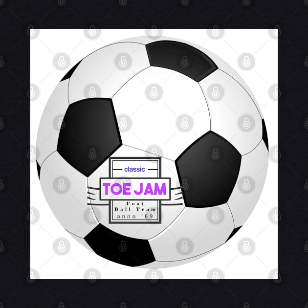 The Classic Toe jam Football Team Shirt by Quirky Design Collective